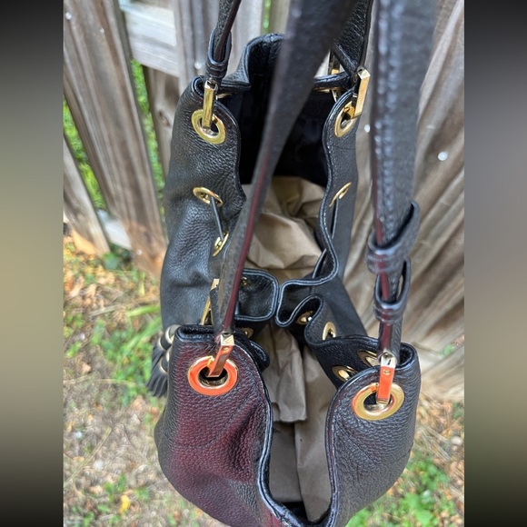 MICHAEL KORS Black Camden Hobo bag with Tassels - Picture 7 of 11